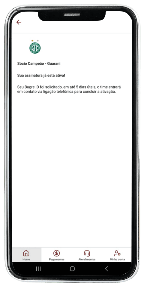 Passo 7 para ativar o Plano Nação Bugrina no celular
